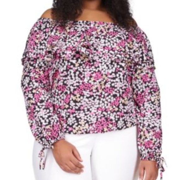 Michael Kors  floral top - Picture 1 of 1